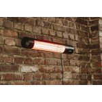 Oxeo Black halogén izzós infra fali elektromos teraszfűtő 2000W